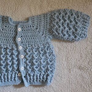 Crochet 6 month Baby Jacket